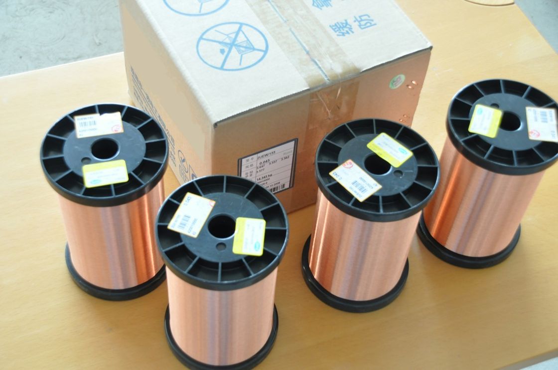 Solderable Type 0.08mm/40 WG Enameled Copper Wire For Motor