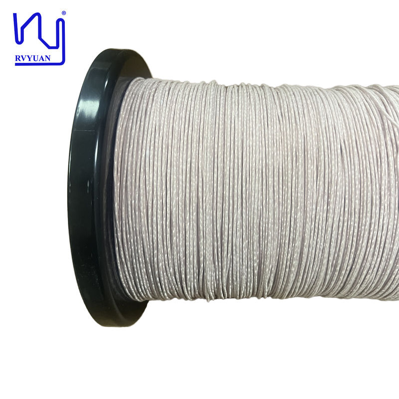 USTC Class 155 0.2mm*40 Insulated Silk Covered Copper Litz Wire 3500V
