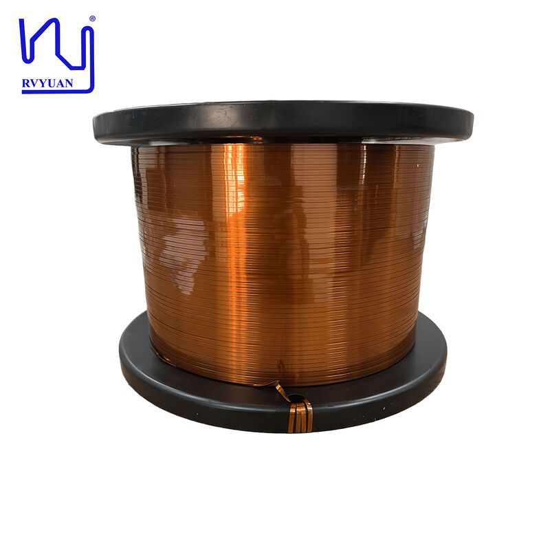 Customizable Flat Wire Class 220 0.15mm X 2.0mm Rectangular Enameled Copper Wire