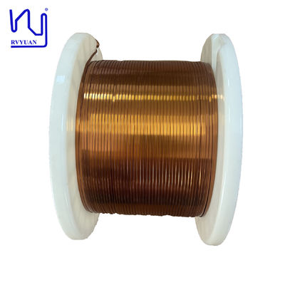 Soldeerbare zelfklevende 0,2 mm x 5,0 mm geëmailleerde platte koperdraad