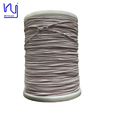 Aangepaste 120strands/0,10 mm nylon geserveerd litz draad voor stroomtransformatoren