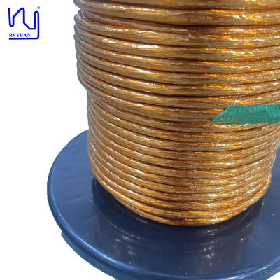 2UEW-H-F 0,32 mm x 156 strengen hoogspannings PI-band Litz-draad met 6000V breukspanning voor NEV-veiligheidssystemen
