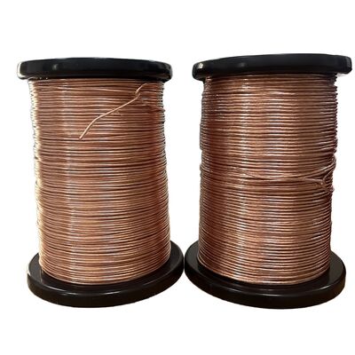 Ronde Klasse 130C Geëmailleerd Koper Mylar PET Film Getapete Litz Draad 0.10mm*127 Strengen