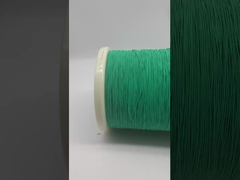 Groene kleur echt zijde bedekt litz draad 0,071mm * 84 koperen geleider Voor high-end Audio